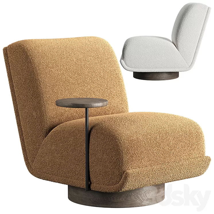 Bronwyn Swivel Chair 3D Model