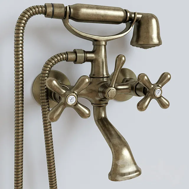 Bronze bath mixer EMMEVI DECO 3DModel
