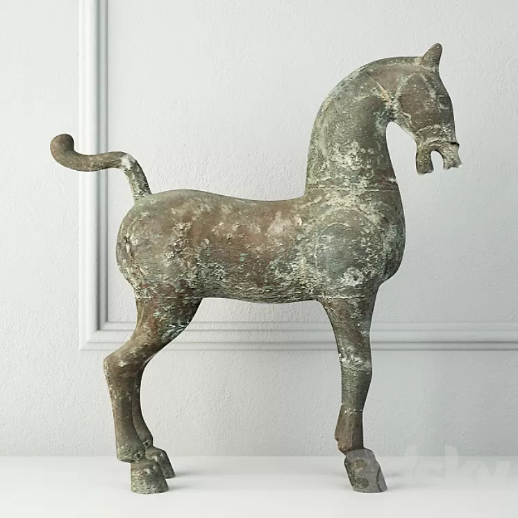 Bronze Horse 3D Model