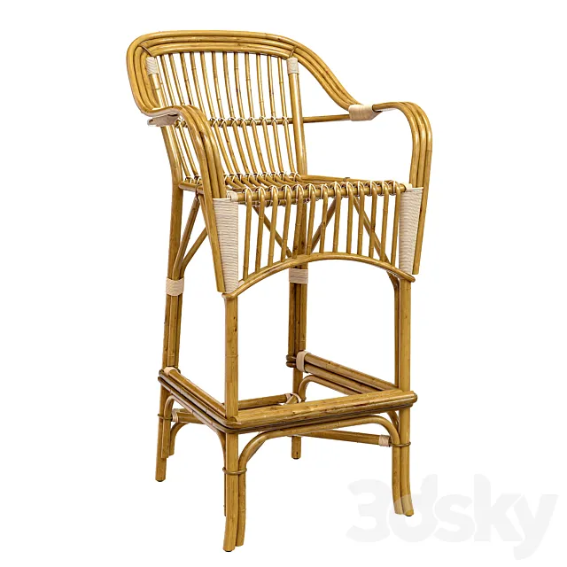 Brookhaven Barchair Lincoln brooks 3D Model