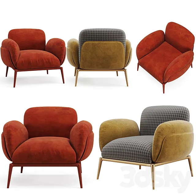 BROOKLYN Armchair 3DModel