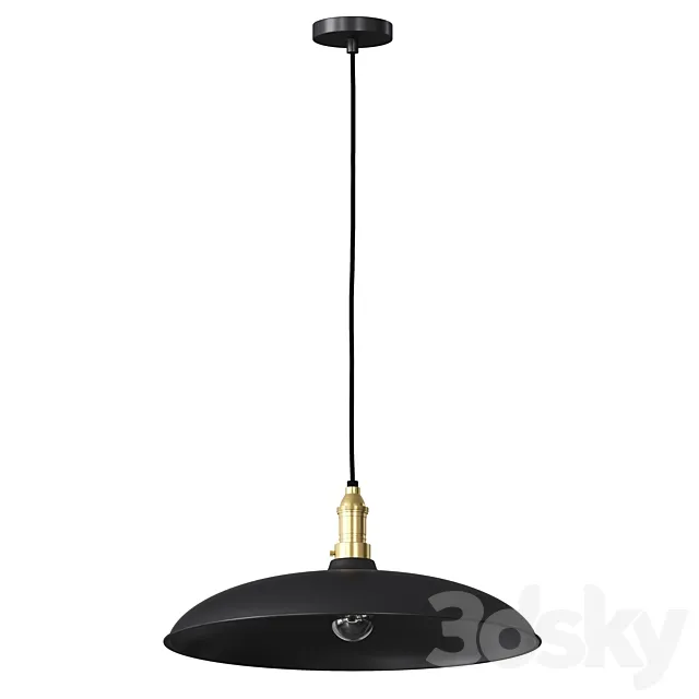 Brooklyn Giant Bowl Pendant 3D Model