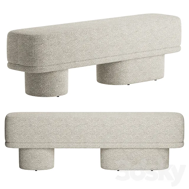 Brooks bench 3D Model