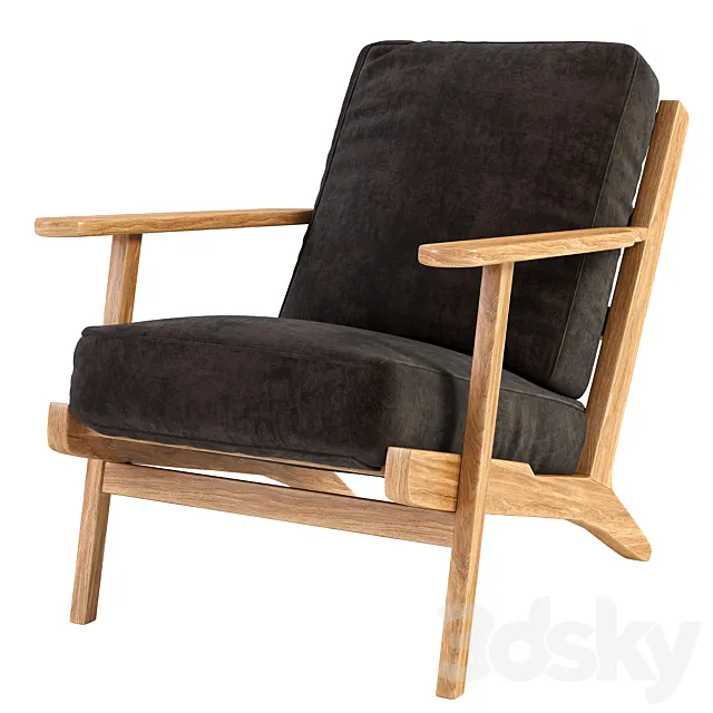 Brooks Lounge Chair 3D Model