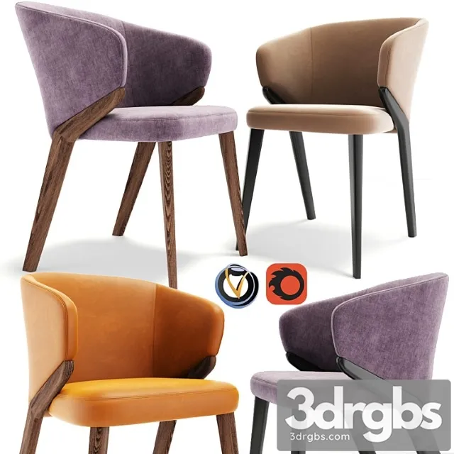 Bross nora armchair 2 3D Model Free