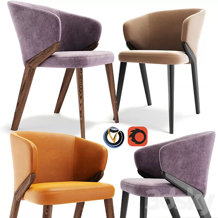 Bross Nora Armchair 3D Model