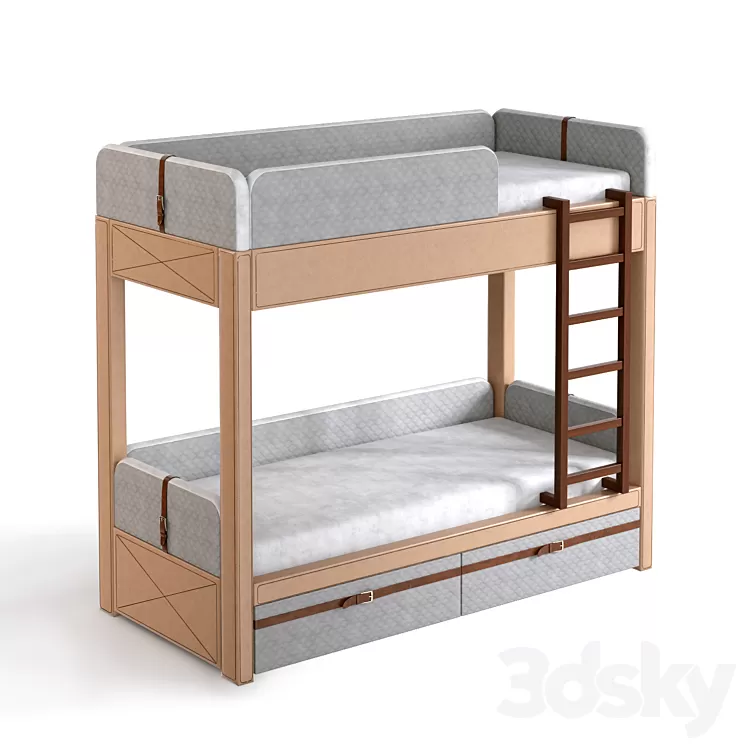 Brothers Bunk Bed 3D Model