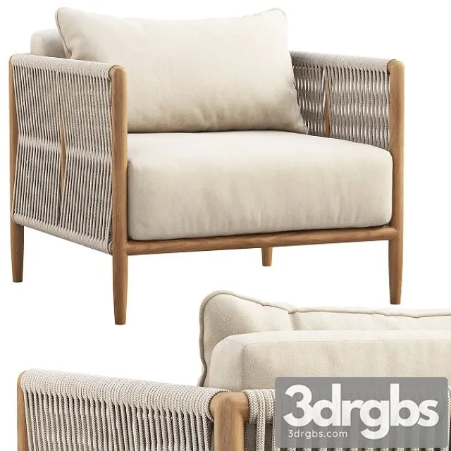 Brown Jordan Maldives Lounge Chair 3D Model Free