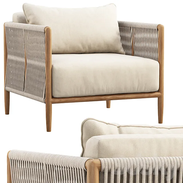 Brown Jordan Maldives Lounge Chair 3D Model