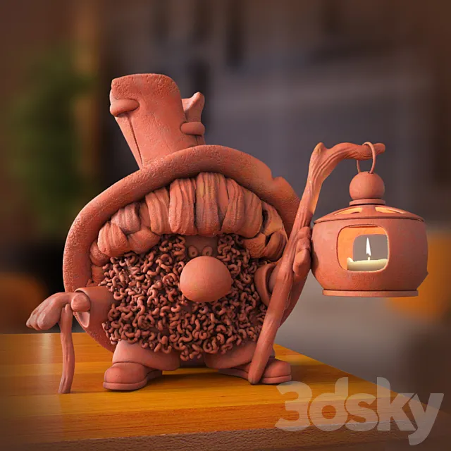 Brownie-candlestick 3DModel