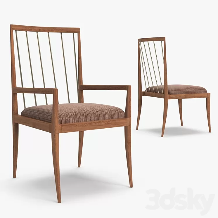 Brownstone - Madison dining armchair 3D Model