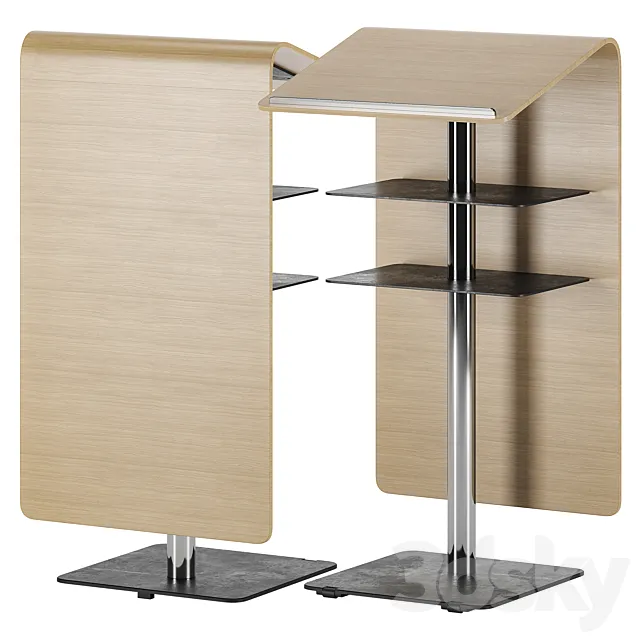 Brunner A-Pult stand 3D Model