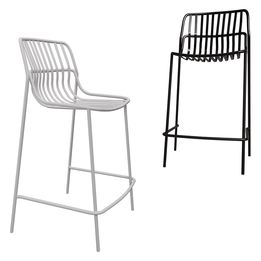 Brunner - Barstool Crona steel 3D Model