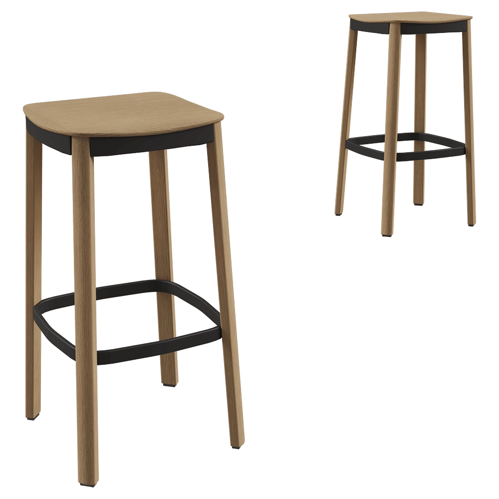 Brunner - Barstool nate 3D Model