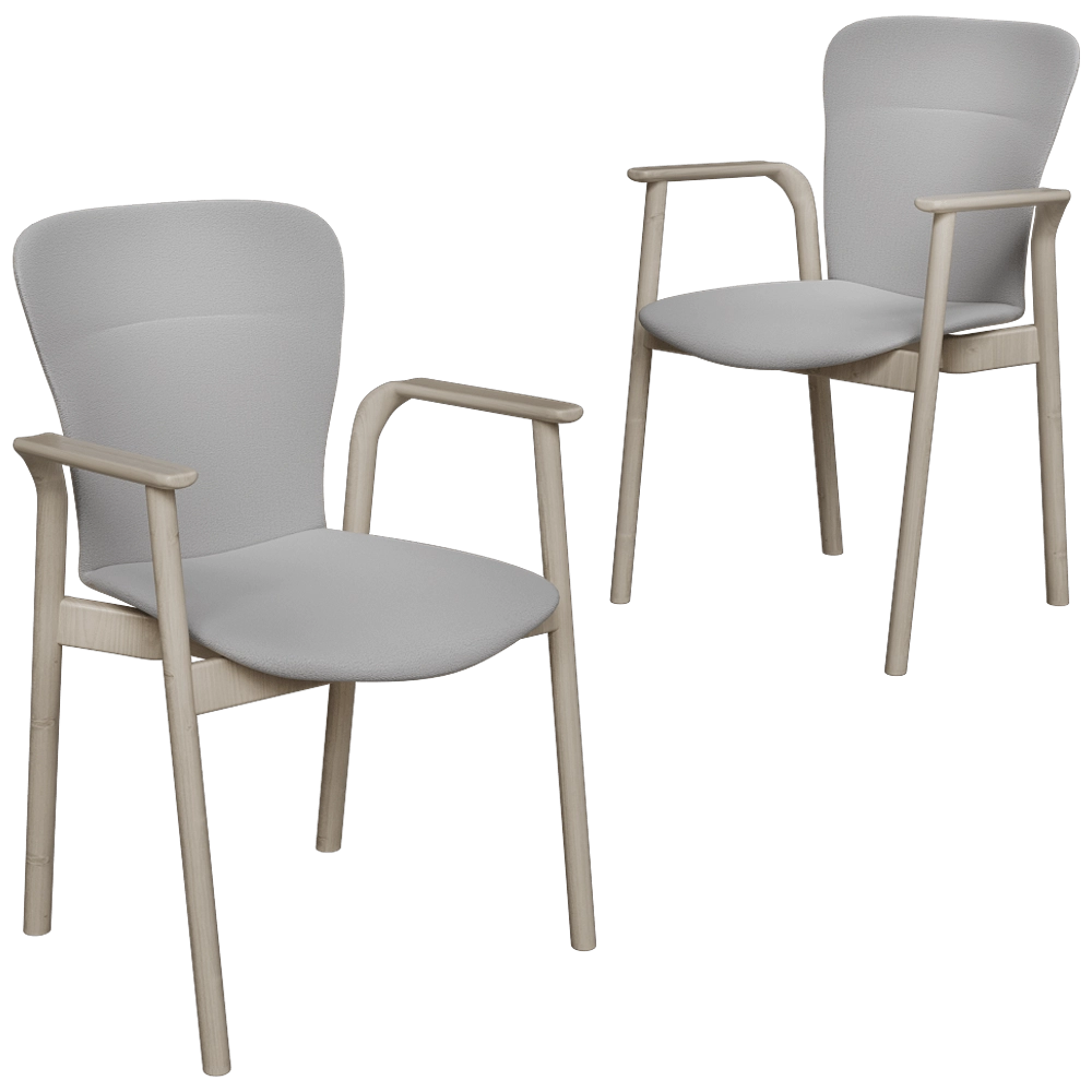 Brunner - Chair Feel Stacking 3D Model