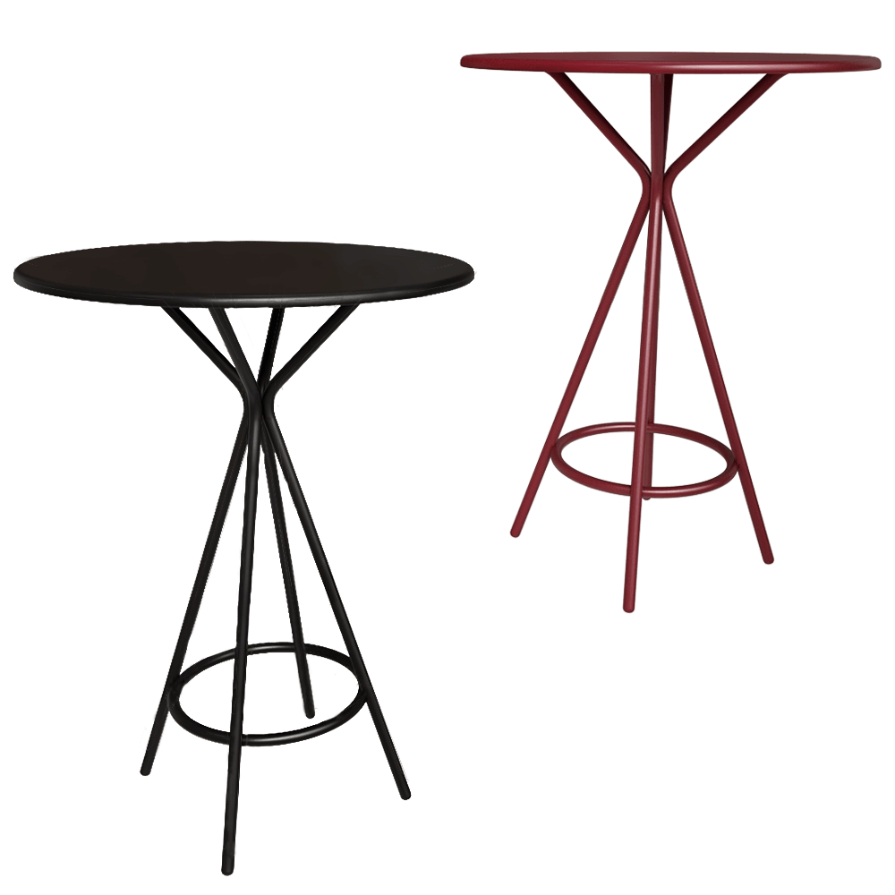 Brunner - Coffee table crona steel 3D Model