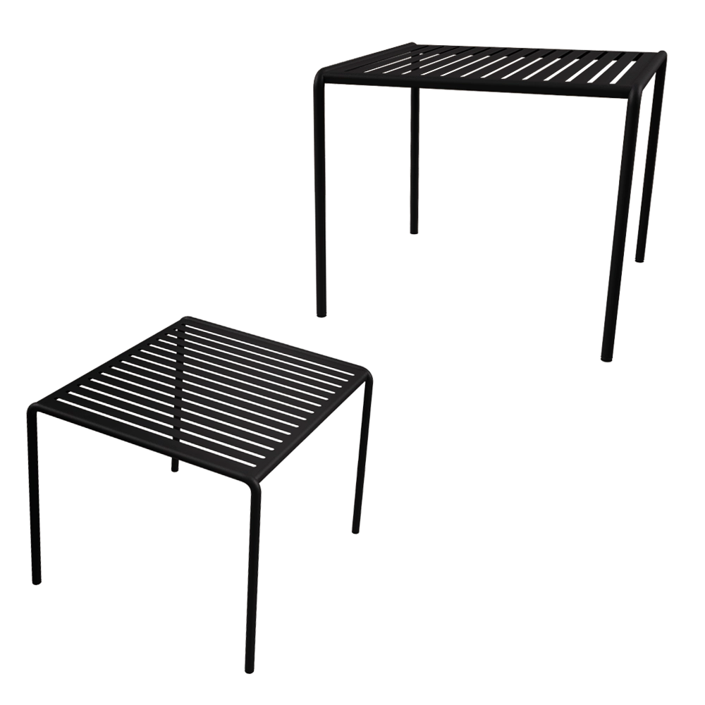 Brunner - Outdoor table crona steel 3D Model