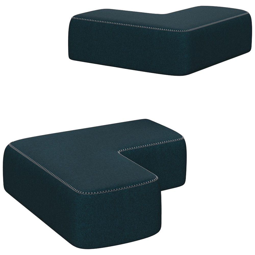 Brunner - Pouf pads 3D Model