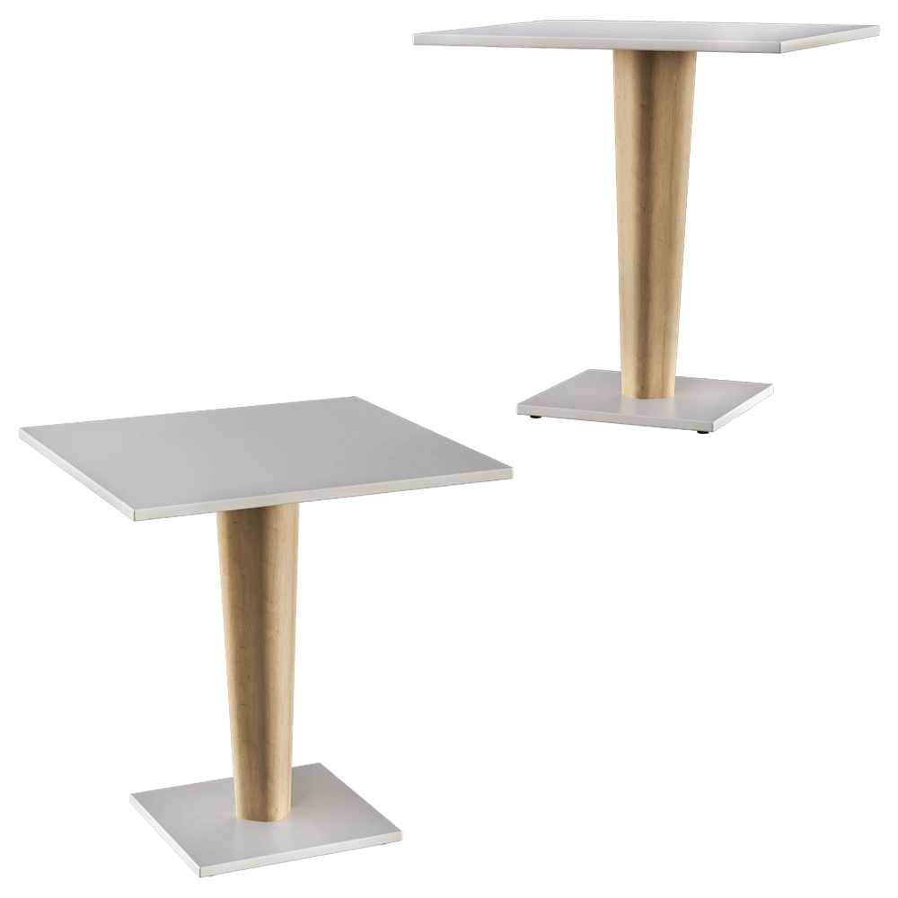Brunner - Table Due Bistro 3D Model