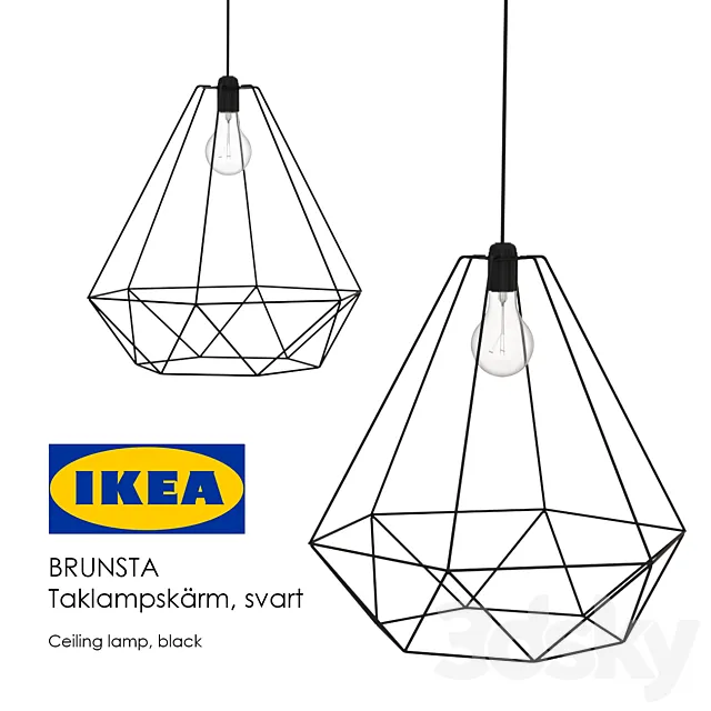 BRUNSTA IKEA lamp 3DModel