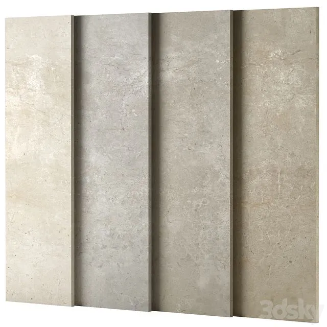 Brushed Limestone 01 3D Model
