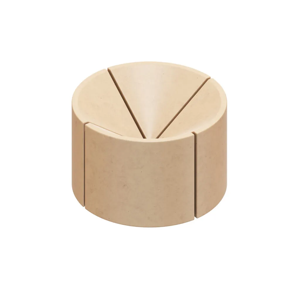 Brut Circle Bowl Sculpture by Origin Made