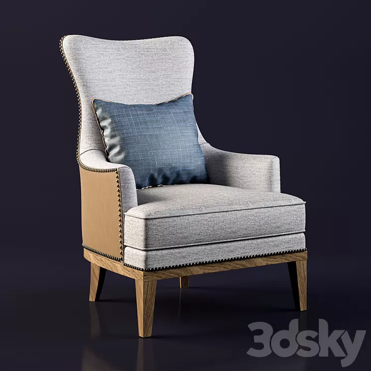 Bryn Wing Chair 3D Model