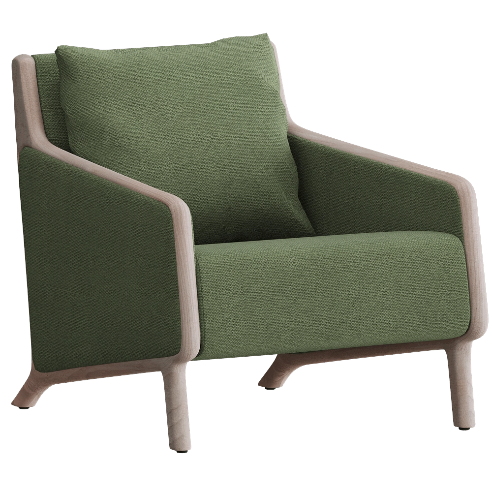 B&T Design - Lounge chair Isola 3D Model