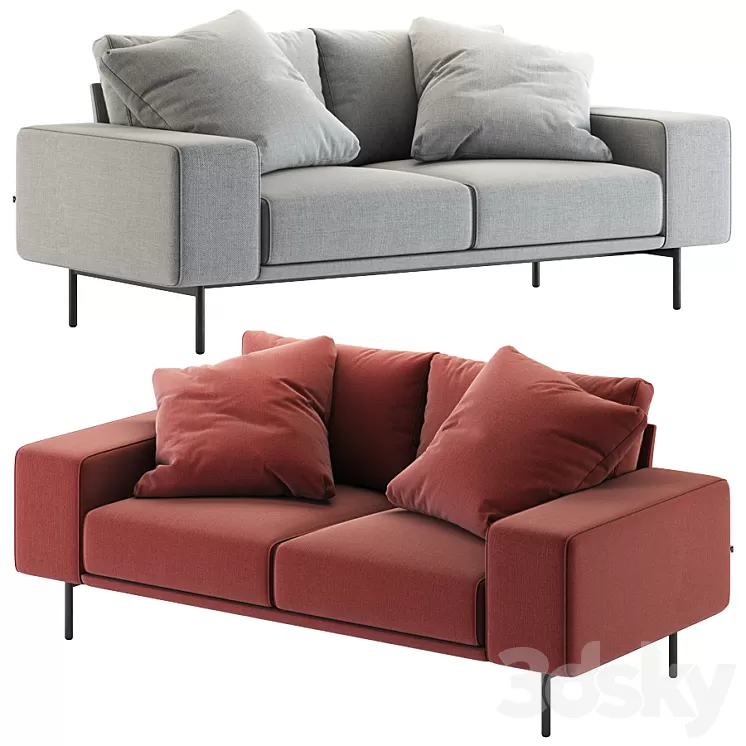 B&T design / Piu Double Sofa 3D Model