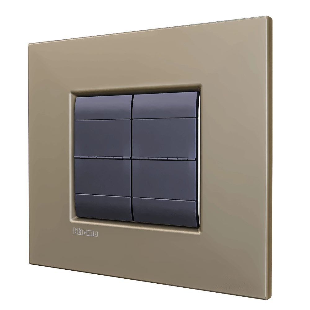 Bticino - Living light Air 2 modules rectangular 3D Model