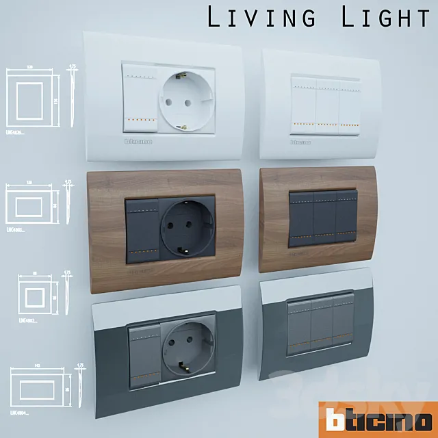 Bticino LivingLight 3DModel