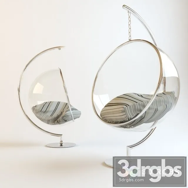 Bubble Armchair 3D Model Free