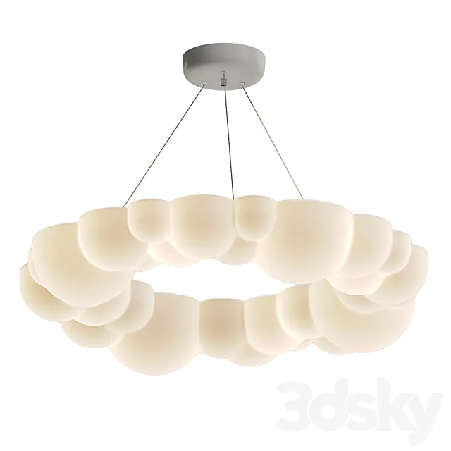 Bubble chandelier ODDLY Lampatron 3D Model