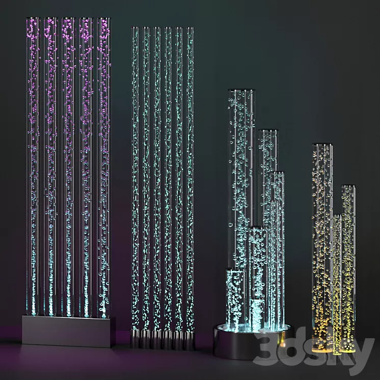 Bubble columns and colonnades