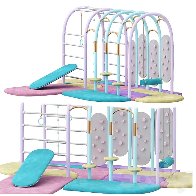 BUBBLE GUM GYM 3D Model