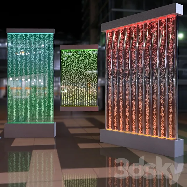 bubble panel 3 raprastranennyh form 3DModel