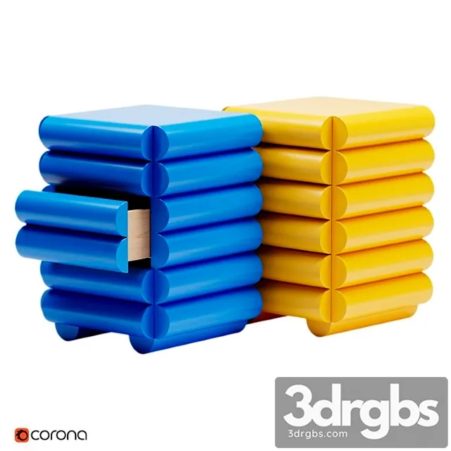 Bubble Side Table 3D Model Free