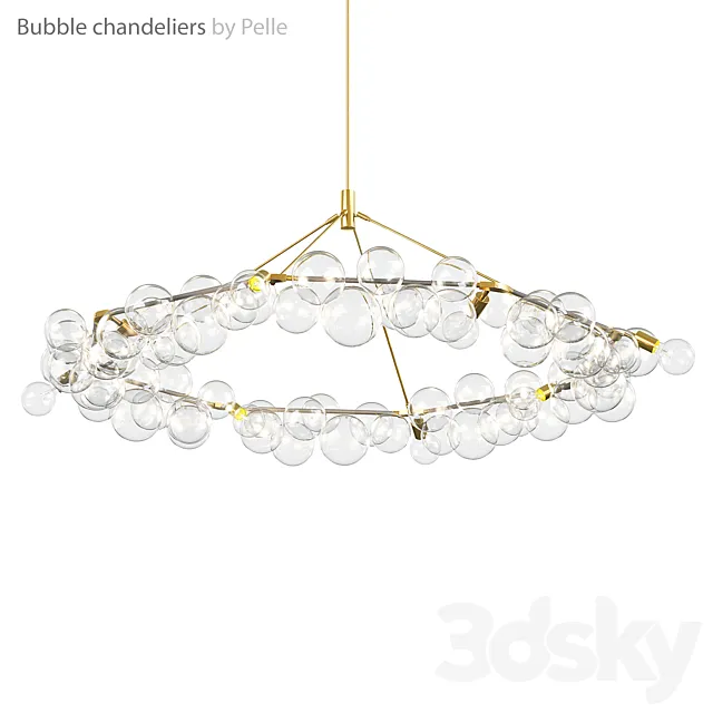 Bubbles chandeliers by Pelle 3DModel