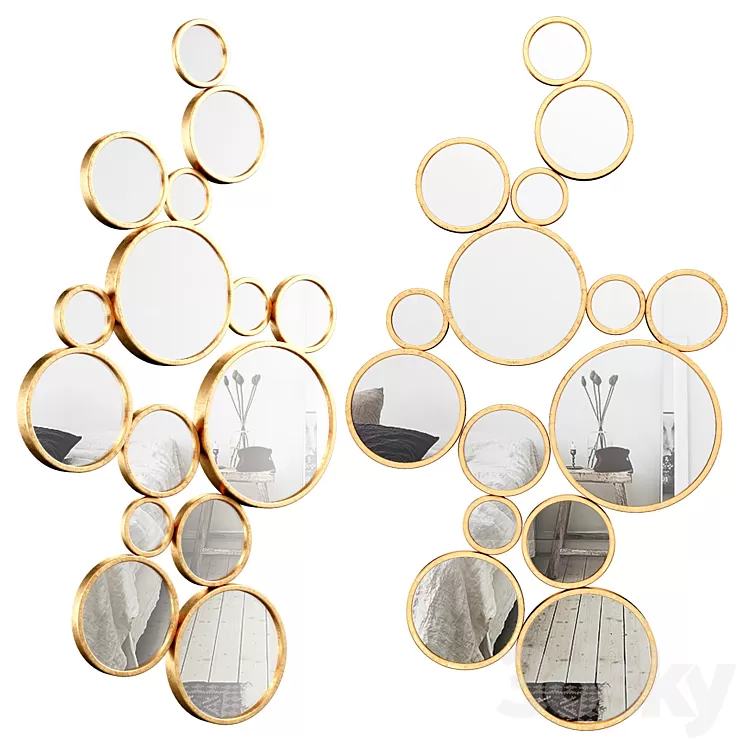 Bubbles Wall Mirror VYQ6540