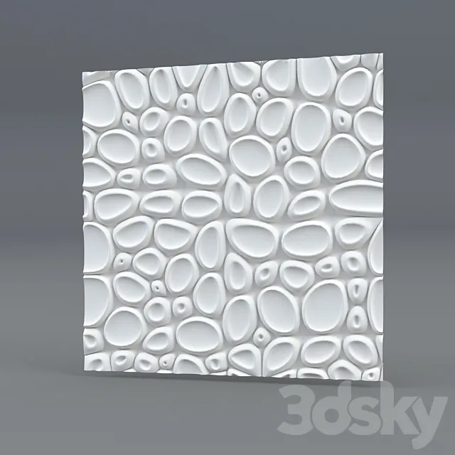 Bubbly panel 3D Model
