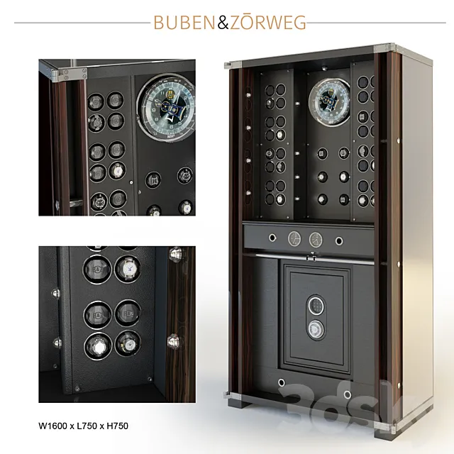 Buben & Zorweg Solitaire Tourbillon 3D Model