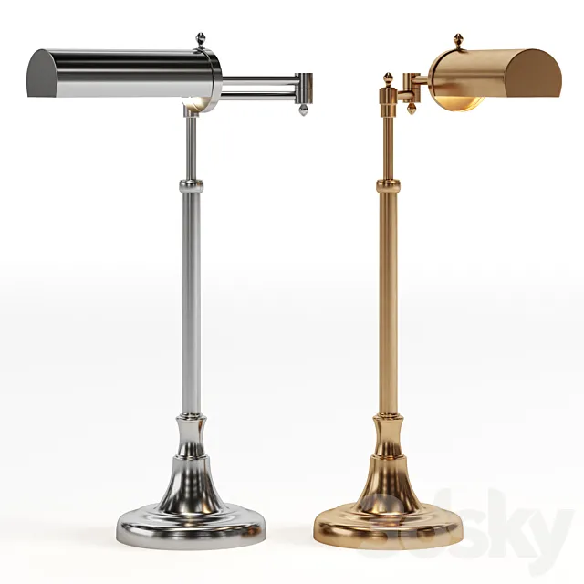 Buckingham Trough Table Lamp 3D Model