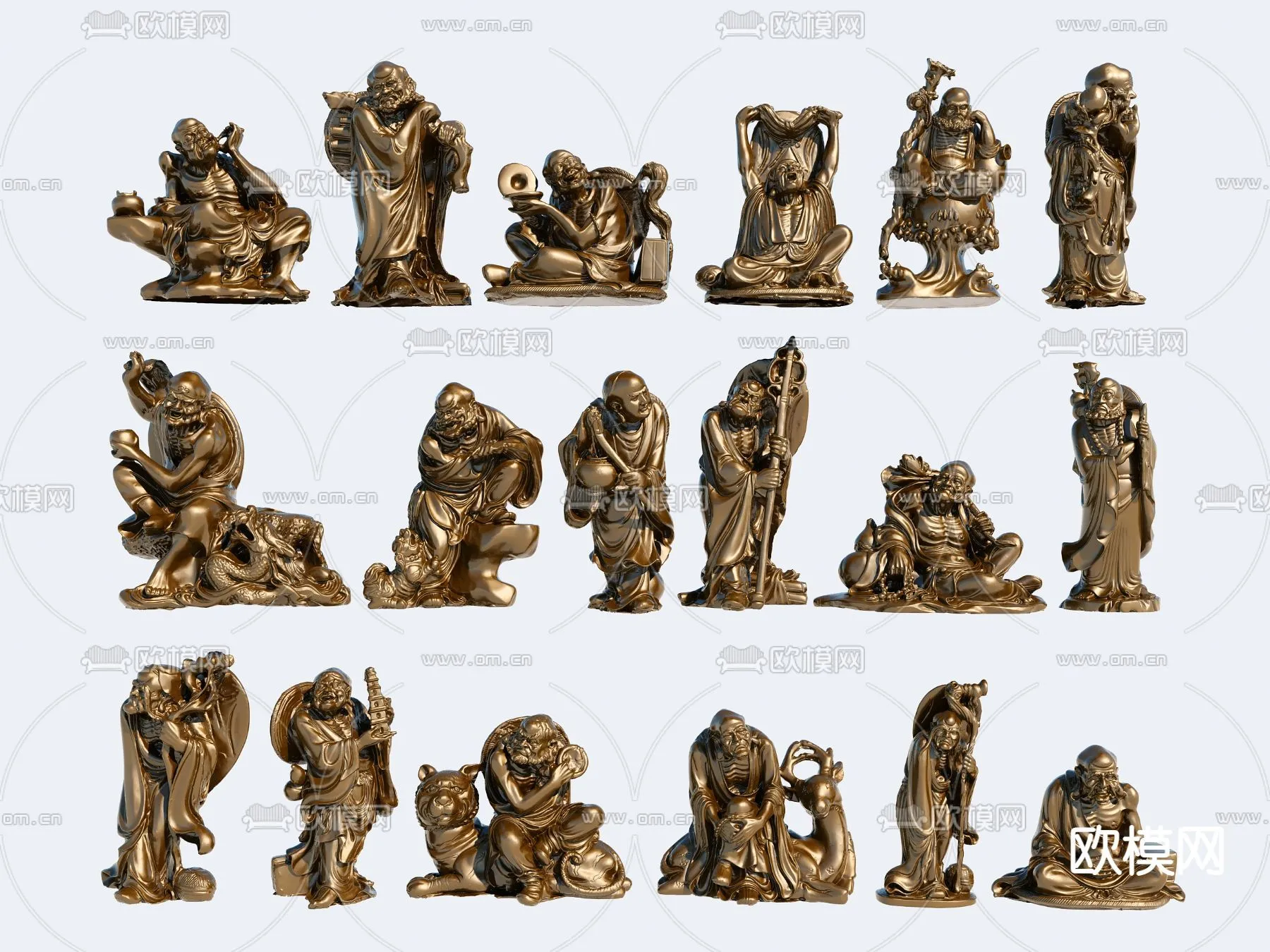 Buddha 3D Model for Decoration - Interior Design - 004