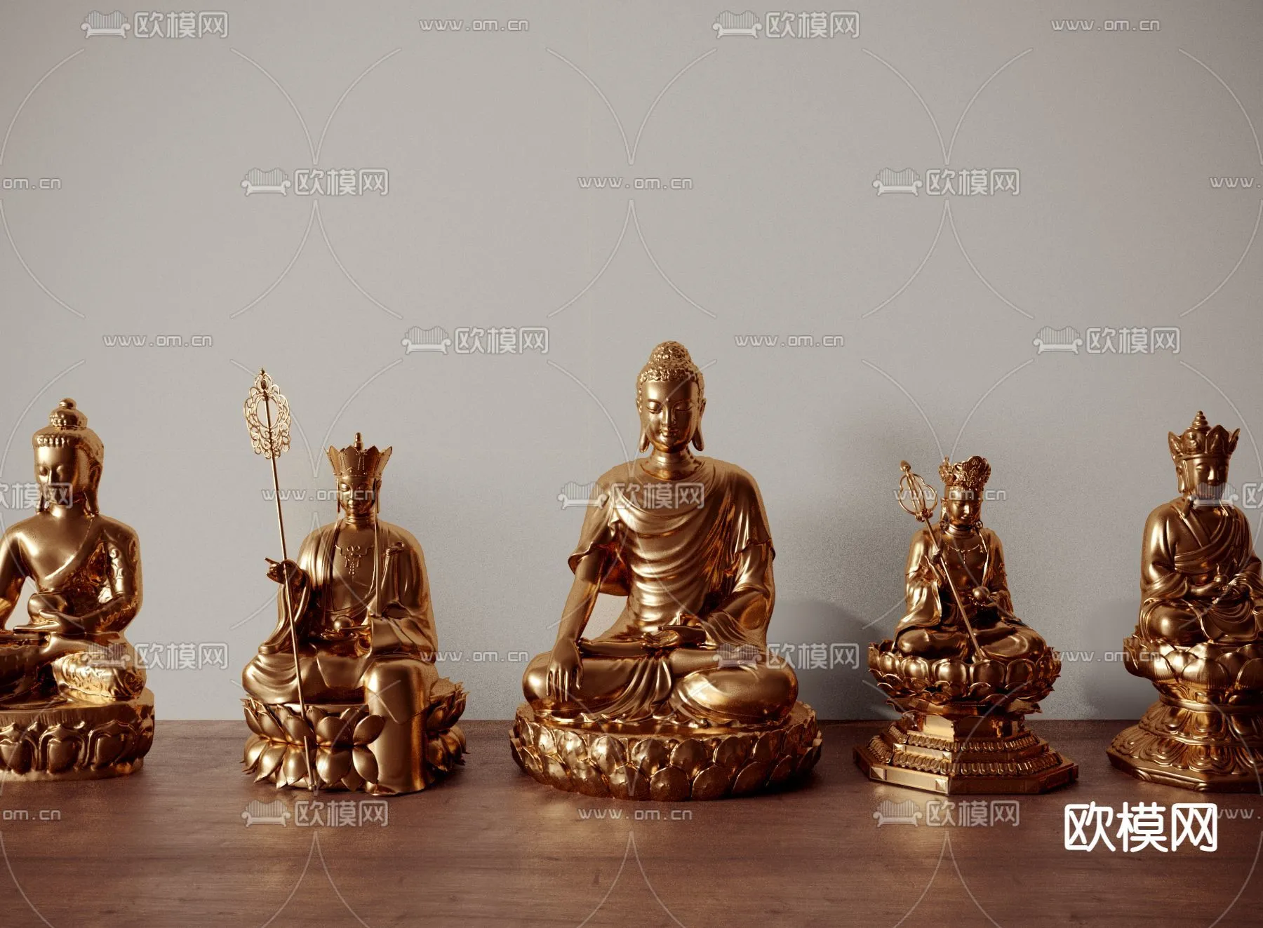 Buddha 3D Model for Decoration - Interior Design - 005