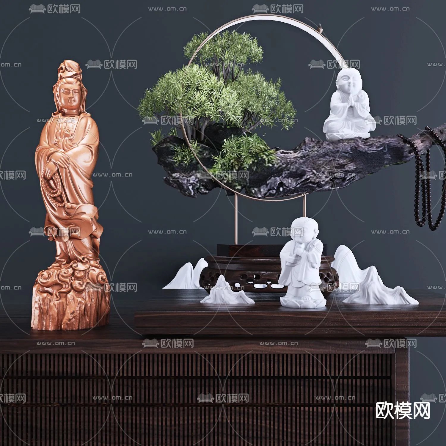 Buddha 3D Model for Decoration - Interior Design - 006