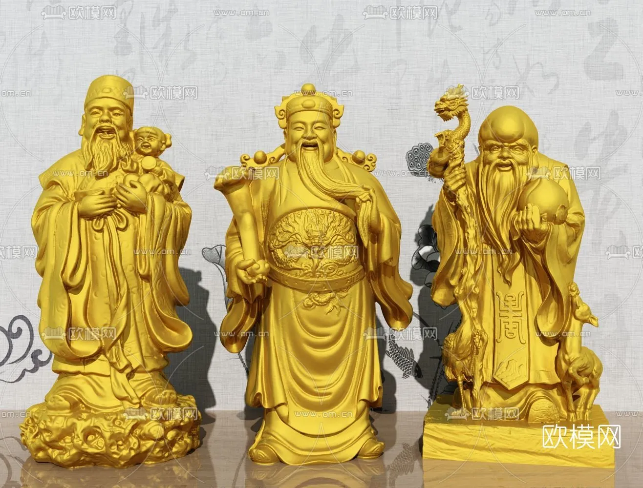 Buddha 3D Model for Decoration - Interior Design - 010