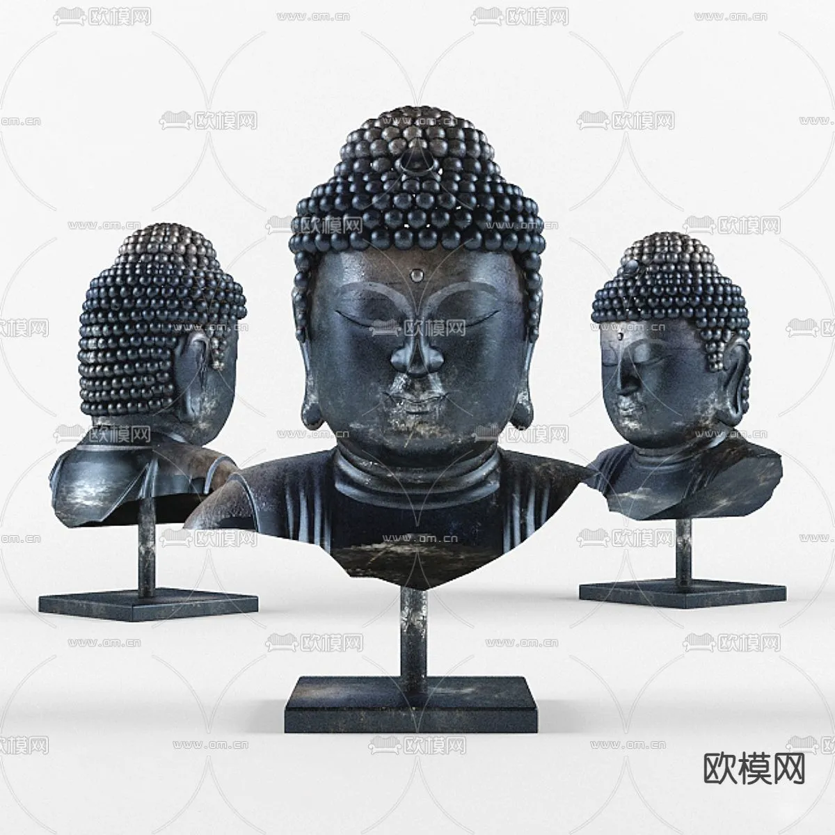 Buddha 3D Model for Decoration - Interior Design - 017