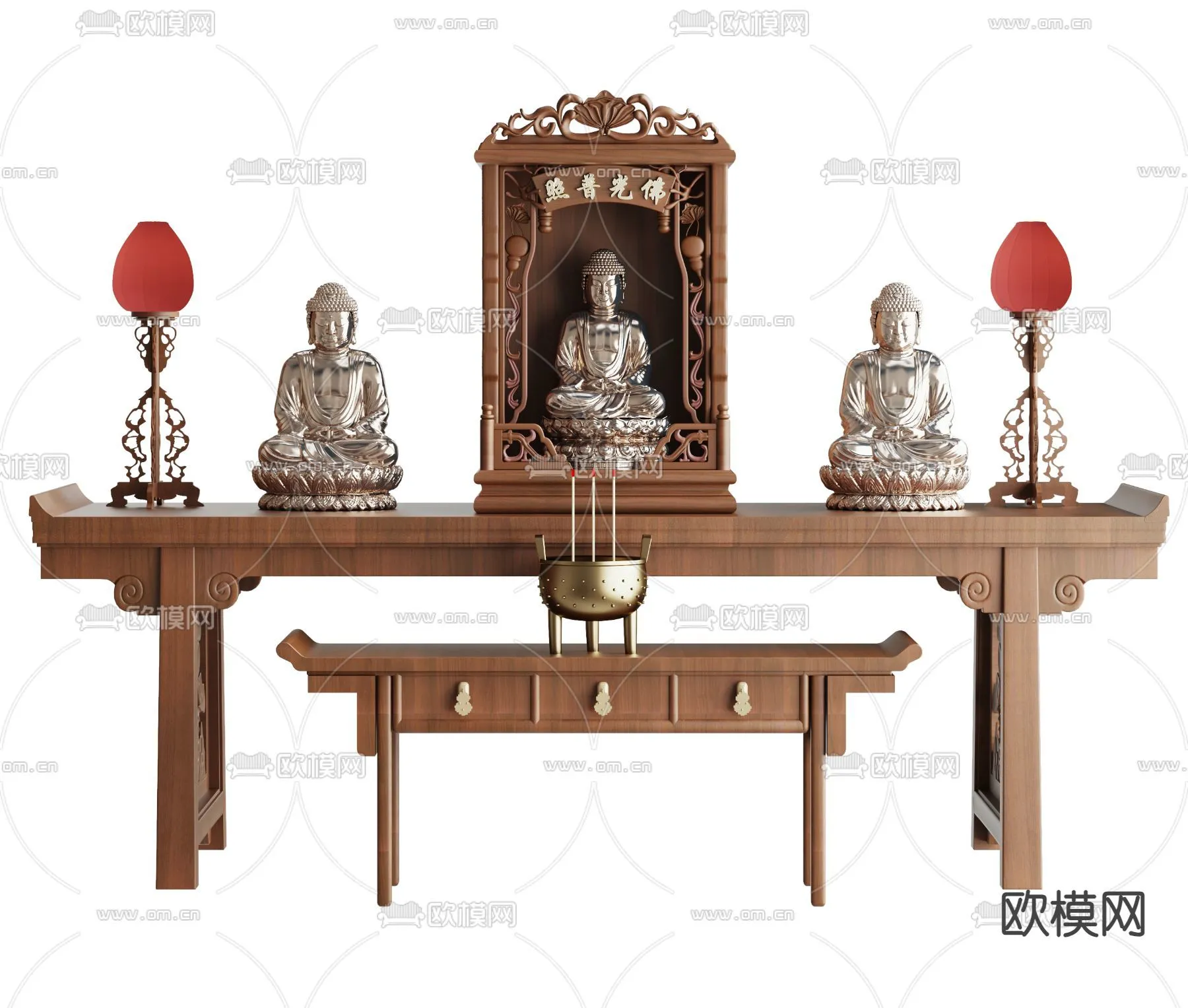 Buddha 3D Model for Decoration - Interior Design - 024