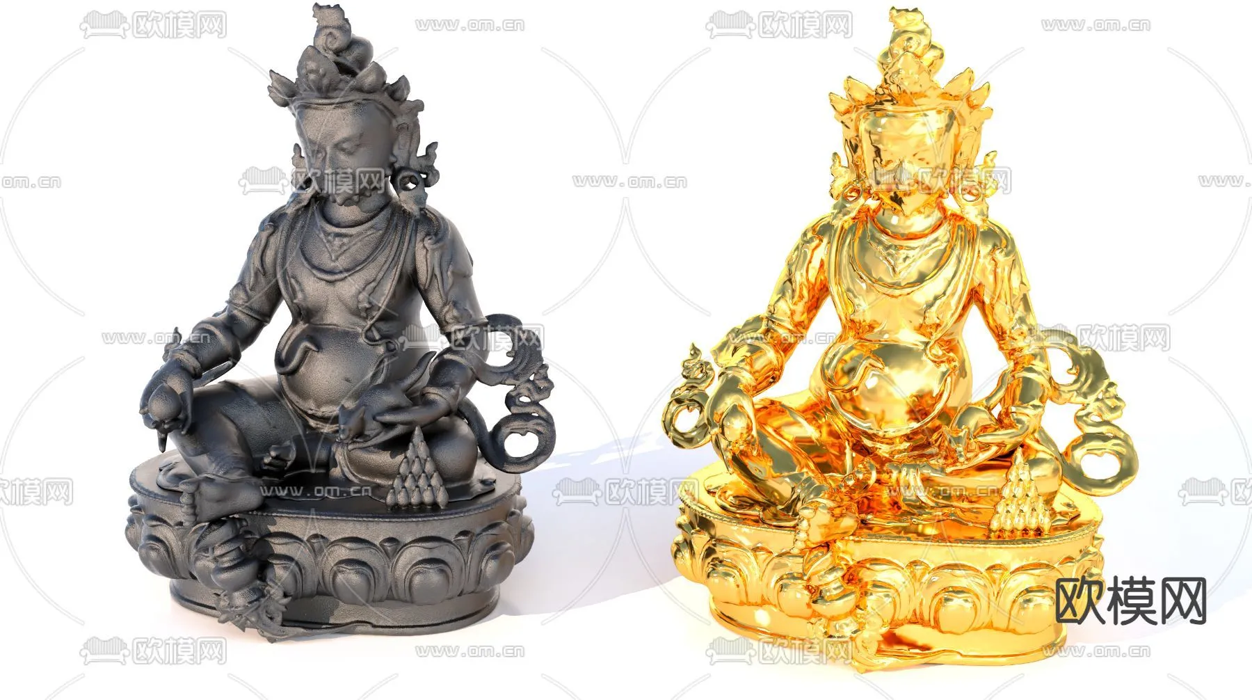 Buddha 3D Model for Decoration - Interior Design - 026
