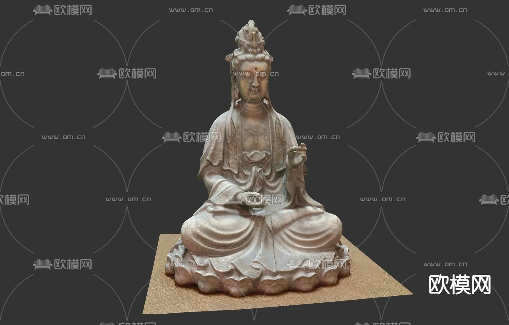 Buddha 3D Model for Decoration - Interior Design - 027